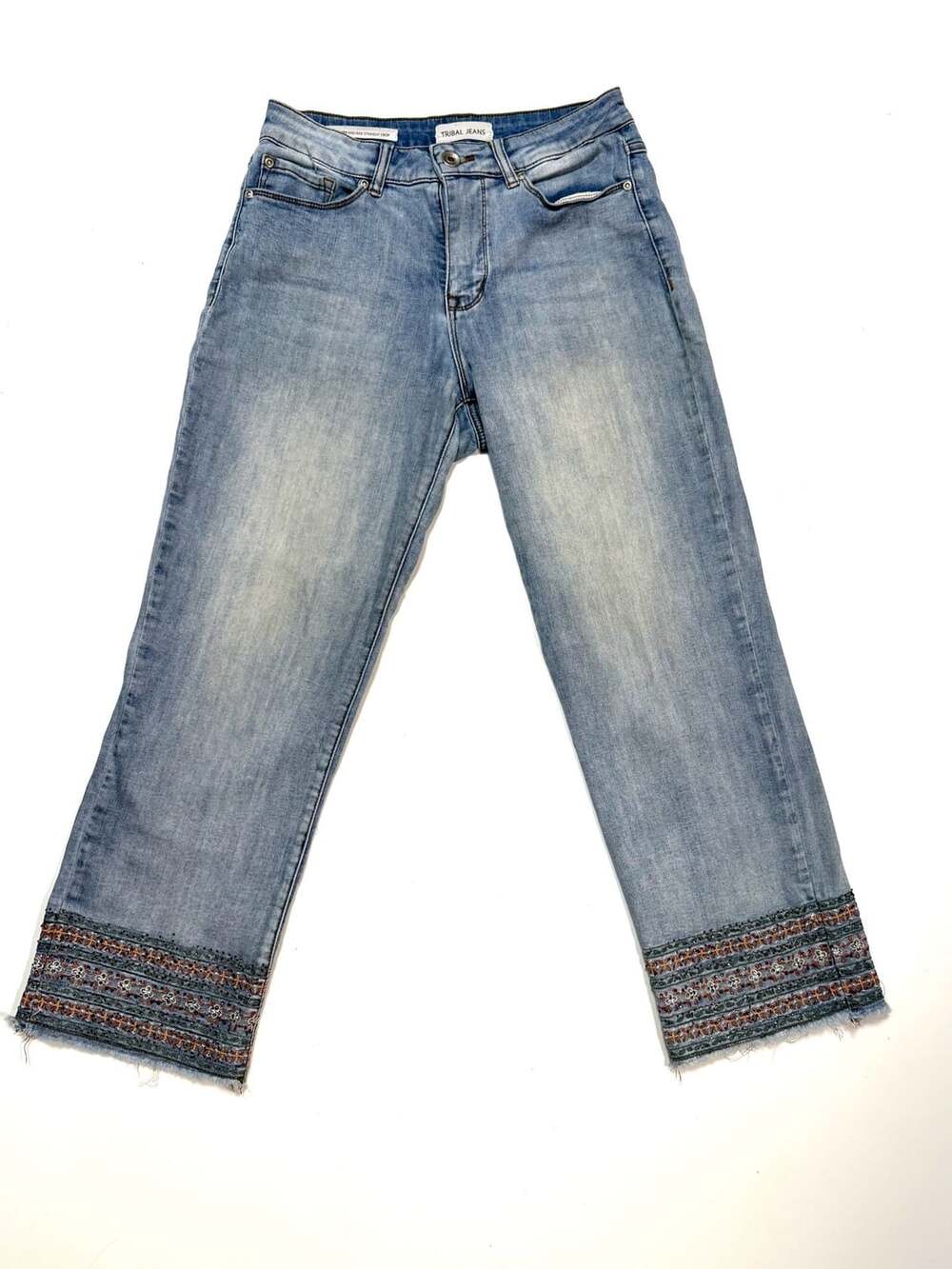Tribal Jeans Women's Jeans Size 6 Cottage-Glam Indie Vanguard Y2K Americana Heri